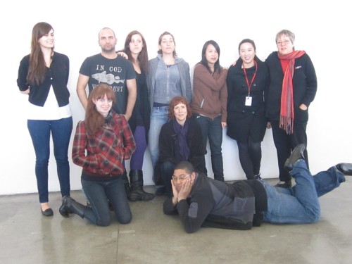 Students at CCA in San Francisco after a class on ethics that I taught a few years ago
